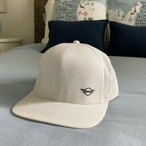 White Mini Cooper unisex hat